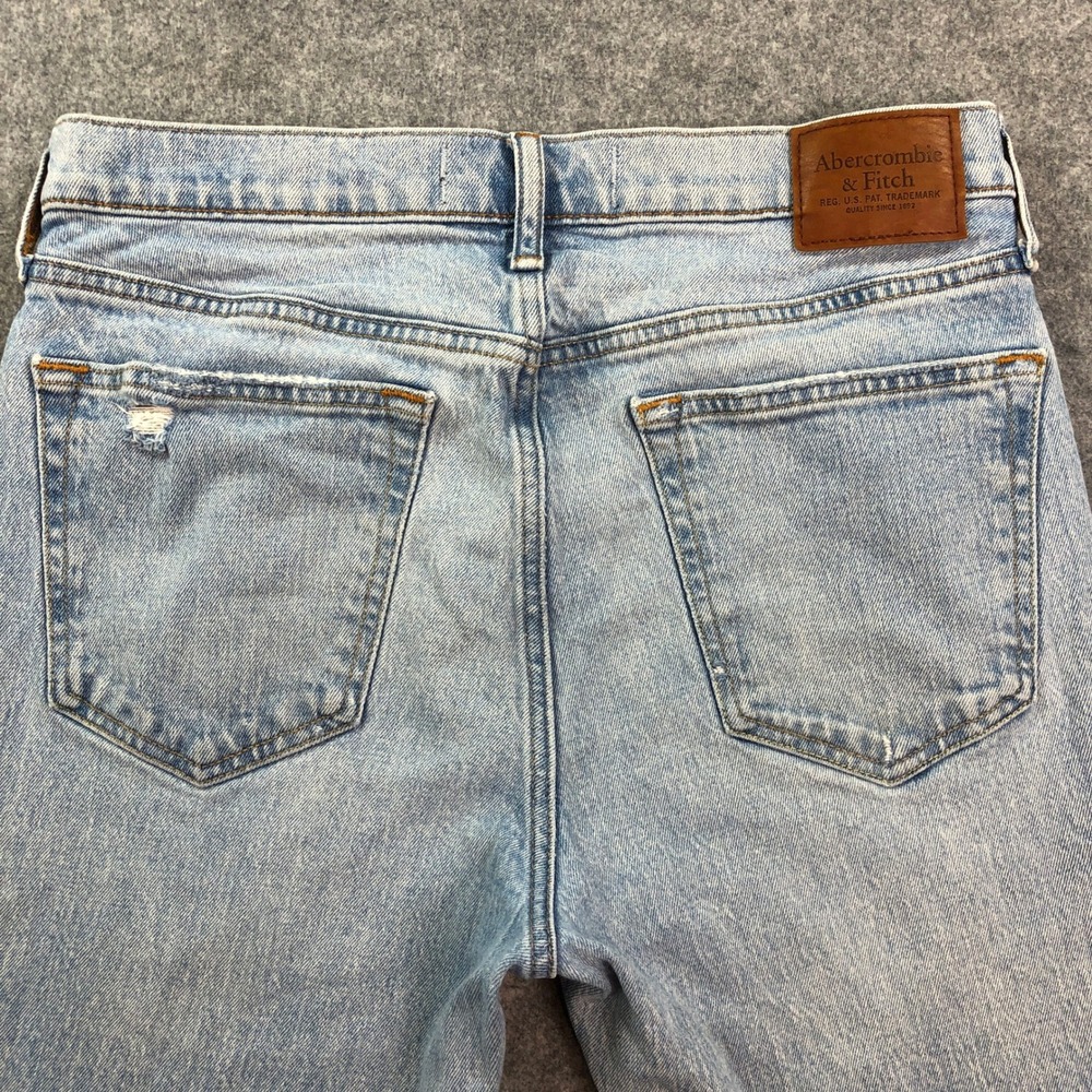 Abercrombie and Fitch Vintage Straight Mens Jeans 32x30 (fits 34x29) Light Wash - Picture 6 of 15